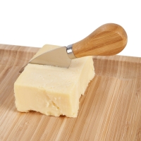 Set de cutite si tocator de branzeturi, dreptunghi, 3 piese, Alpina, 10975